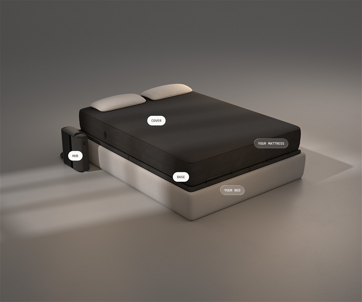 Eight Sleep Pod 5 coprimaterasso smart sul letto